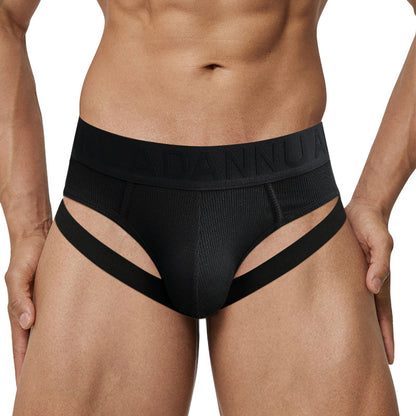 Men's Low Waist Cotton Breathable Briefs for Stylish Ease