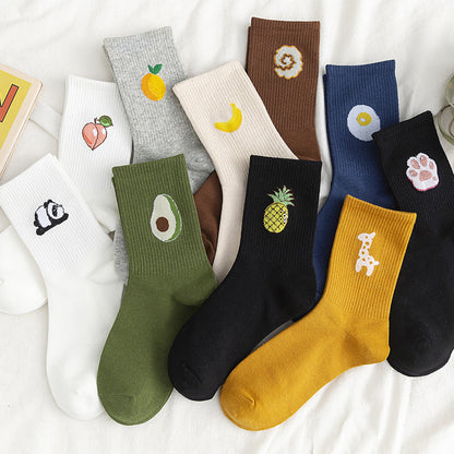 Fruit Pile Socks for a Playful and Comfy Touch to Your Style