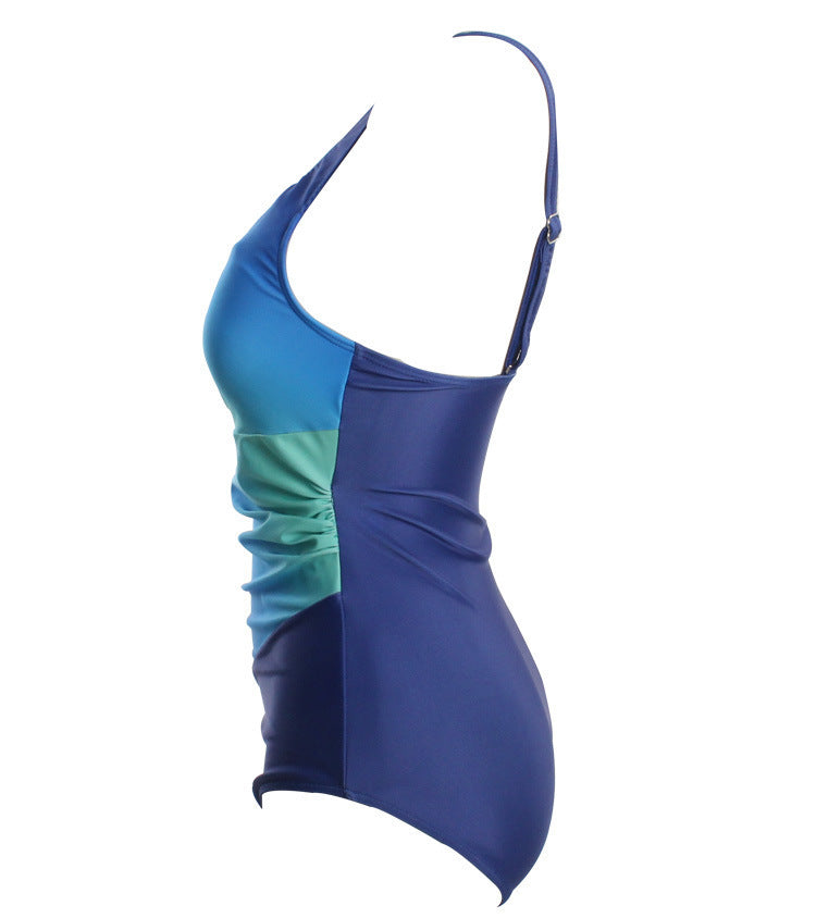 Chic Rainbow Gradient Swimsuit-Elevate Your Beach Look