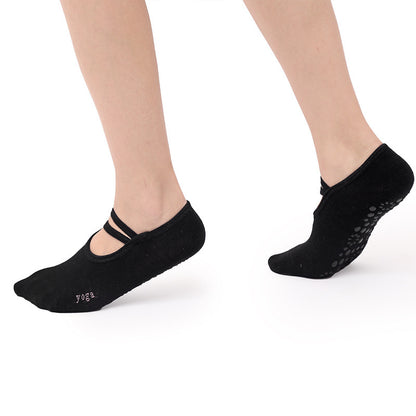 Non-Slip Ballet-Style Yoga Socks for Fitness and Dance