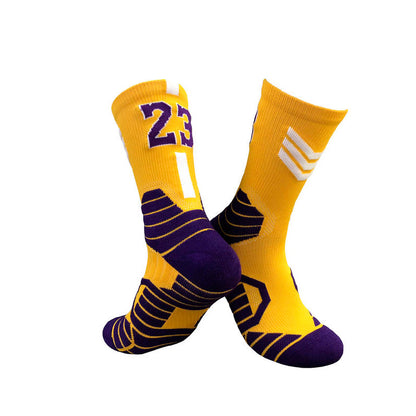 Superstar Basketball Socks-លើកកំពស់ហ្គេមរបស់អ្នកជាមួយនឹងការលួងលោម និងរចនាប័ទ្ម