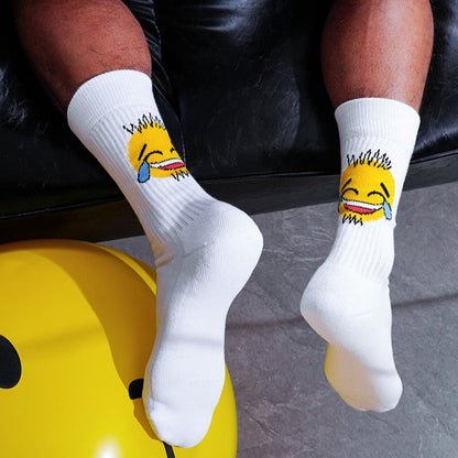 Smiley Sports Fitness Socks-Keep Your Spirits High During Workouts