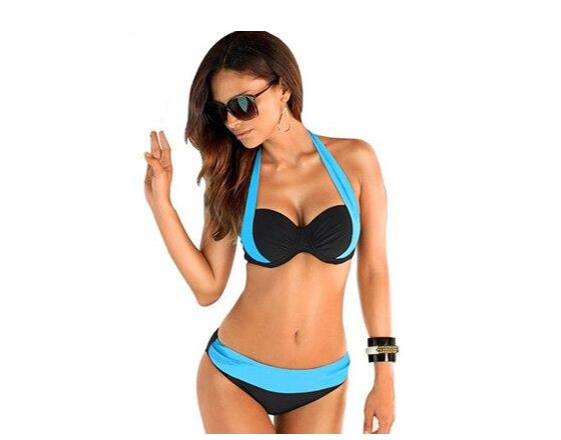 Women's Swimsuit with Halter Design-Stylish Bathing Suits