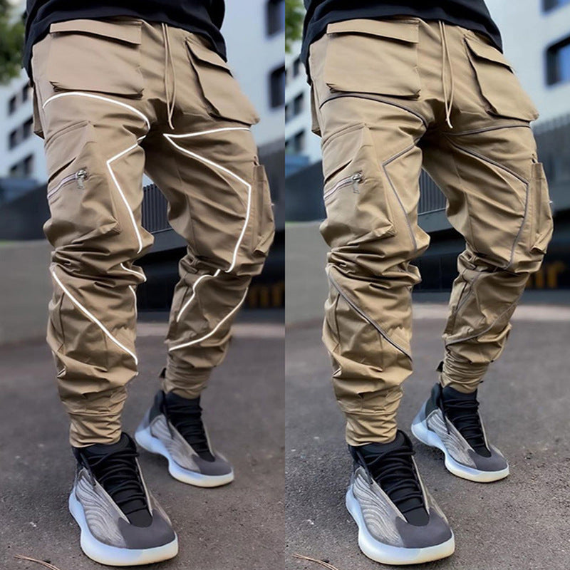 Loose Straight Outdoor Running Long Pants for Comfortable Performance