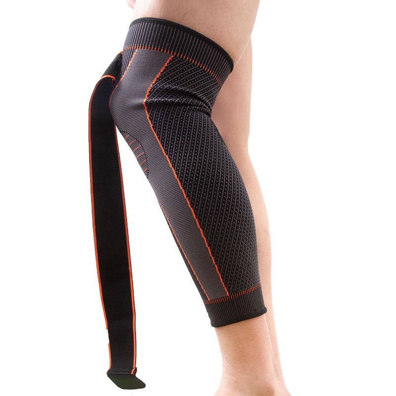 Non-Slip Long Straps Knee Pads for Running and Fitness Leg Protection