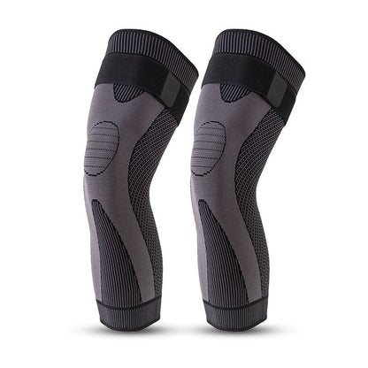 Non-Slip Long Straps Knee Pads for Running and Fitness Leg Protection