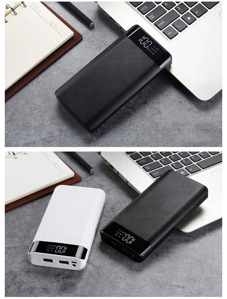 Digital Display Power Bank- ឆ្នាំងសាកចល័តដែលមានសមត្ថភាពខ្ពស់ 20000mAh