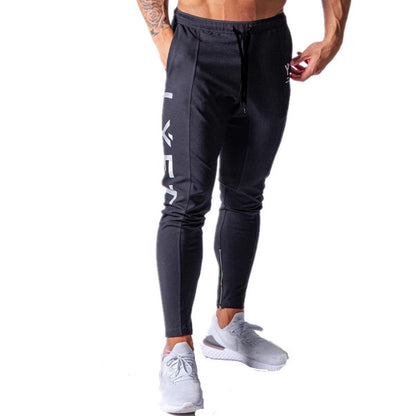 Premium Cotton Slim-Fit Running Training Pants for Active Comfort