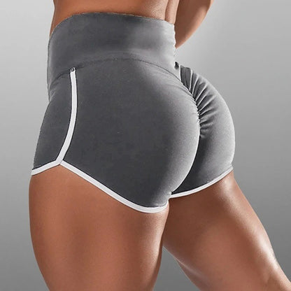 High-Waist Buttocks Yoga Running Shorts-Trendy and Stylish Models