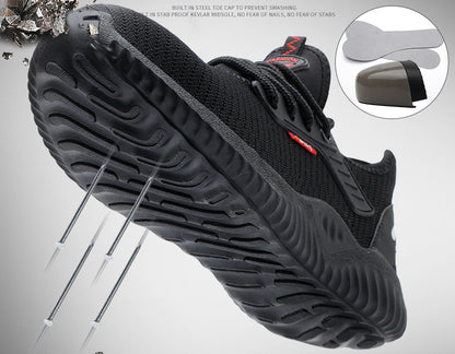 Breathable Anti-smashing Work Safety Shoes-Ensure Safety in Every Step