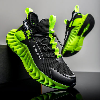 Youth Luminous Shock Absorption Running Shoes