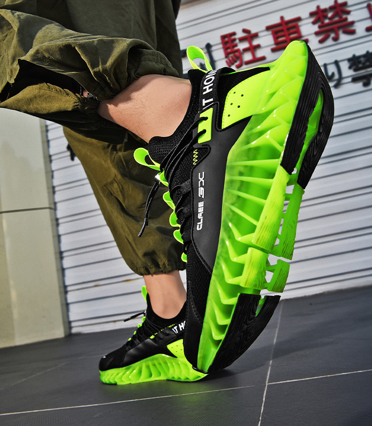 Youth Luminous Shock Absorption Running Shoes