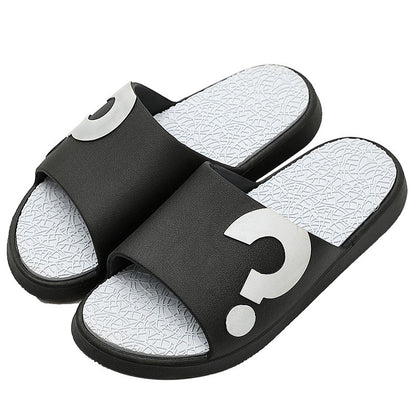 Men's Comfortable Soft Slippers with Beach Vibes and Non-slip Design