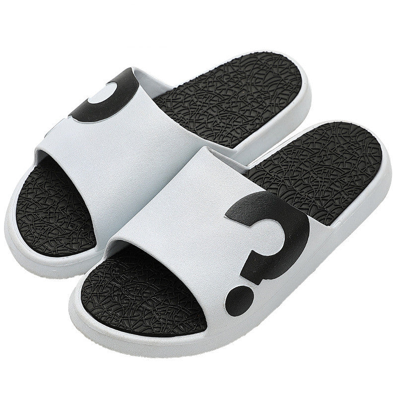 Men's Comfortable Soft Slippers with Beach Vibes and Non-slip Design