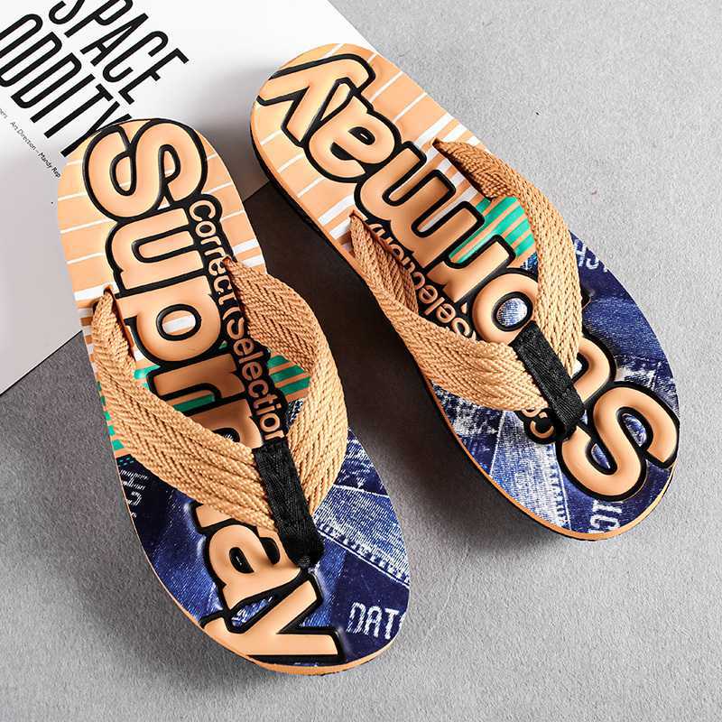 Men's Fashionable Non-Slip Flip Flops for a Versatile and Trendy Look