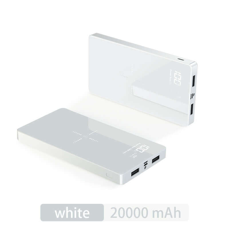 กระจกเงา Power Bank ความจุขนาดใหญ่พิเศษ 20000MAH