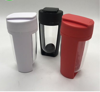 Plastic Cup with Ball for Protein Powder and Milkshake