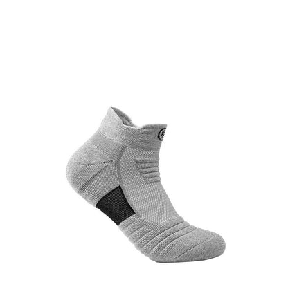 Elite Men's Sports Socks with Low Cut and Thick Towel Bottom