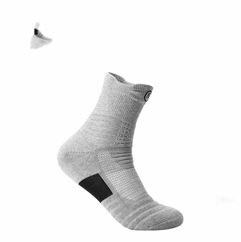 Elite Men's Sports Socks with Low Cut and Thick Towel Bottom