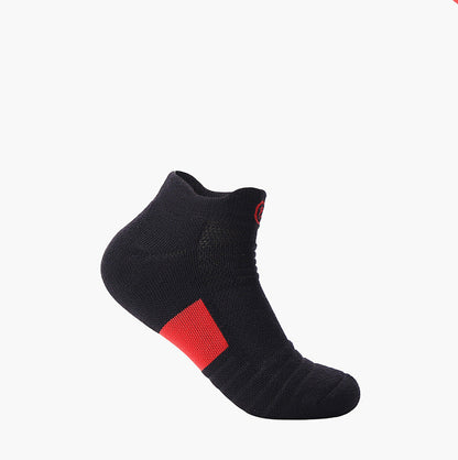 Elite Men's Sports Socks with Low Cut and Thick Towel Bottom