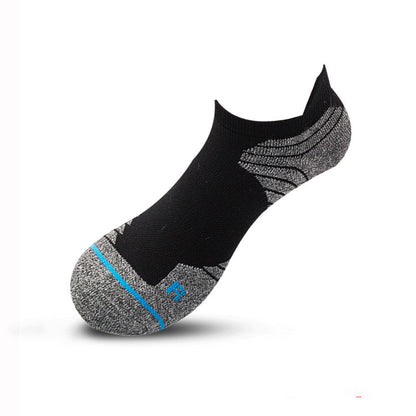 Elite Men's Sports Socks with Low Cut and Thick Towel Bottom