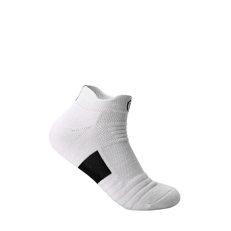 Elite Men's Sports Socks with Low Cut and Thick Towel Bottom