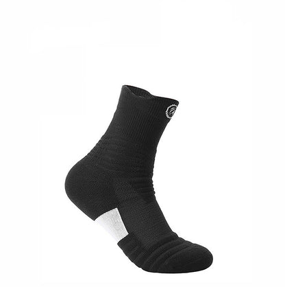 Elite Men's Sports Socks with Low Cut and Thick Towel Bottom