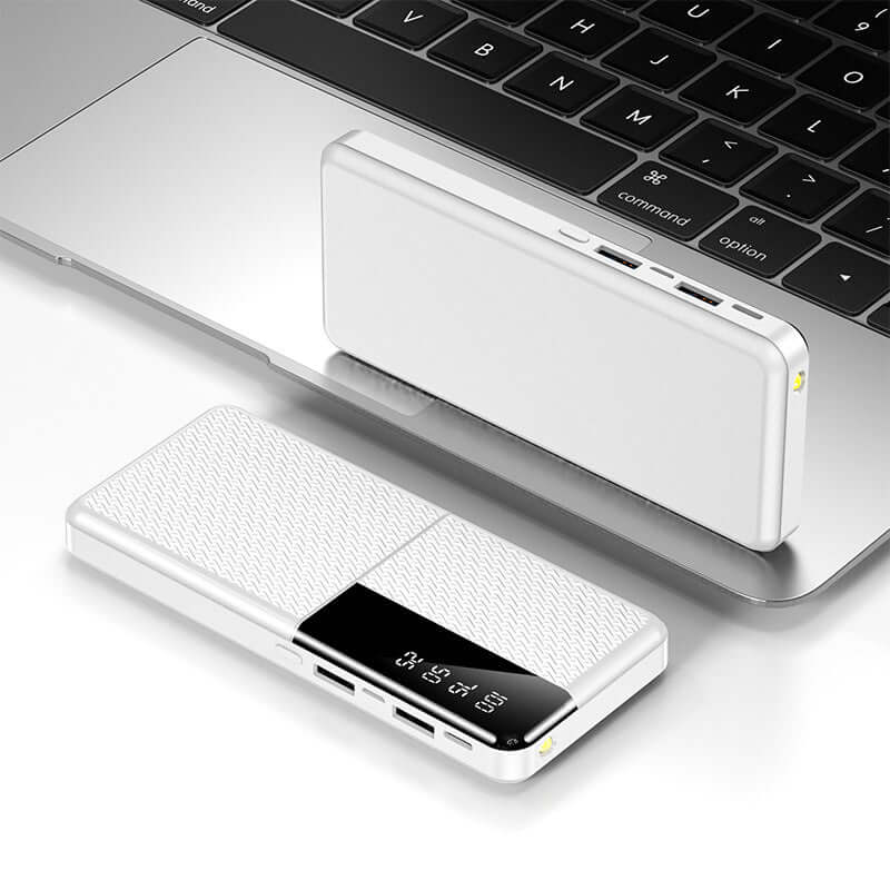 Double-Sided Texture Power Bank-High Capacity Portable Charger