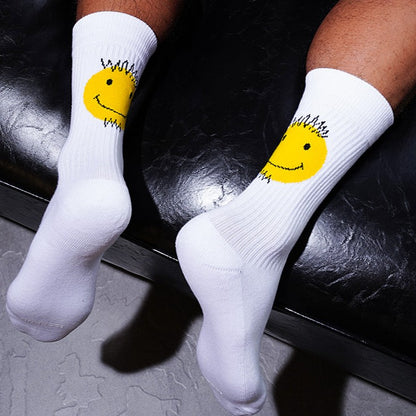 Smiley Sports Fitness Socks-Keep Your Spirits High During Workouts