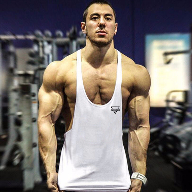 Men's Fitness Fashion Personality Vest for a Trendy Workout Look