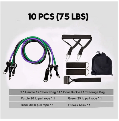 Rally Resistance Band-ឧបករណ៍ហាត់ប្រាណសម្រាប់ការហ្វឹកហាត់កម្លាំង