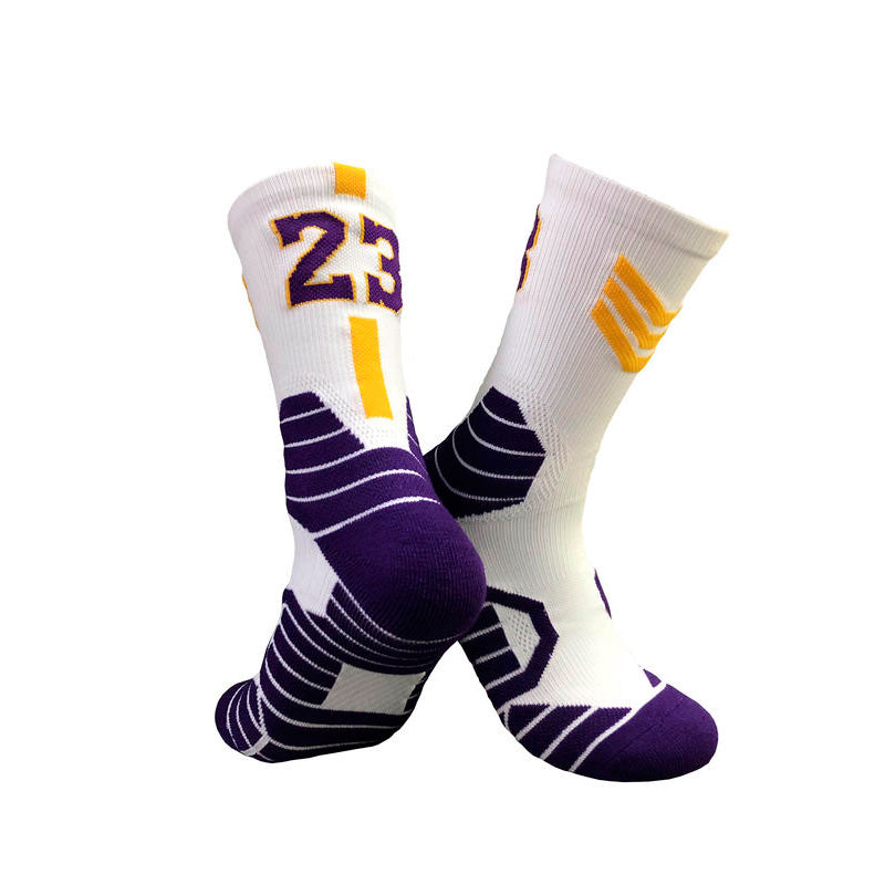 Superstar Basketball Socks-លើកកំពស់ហ្គេមរបស់អ្នកជាមួយនឹងការលួងលោម និងរចនាប័ទ្ម