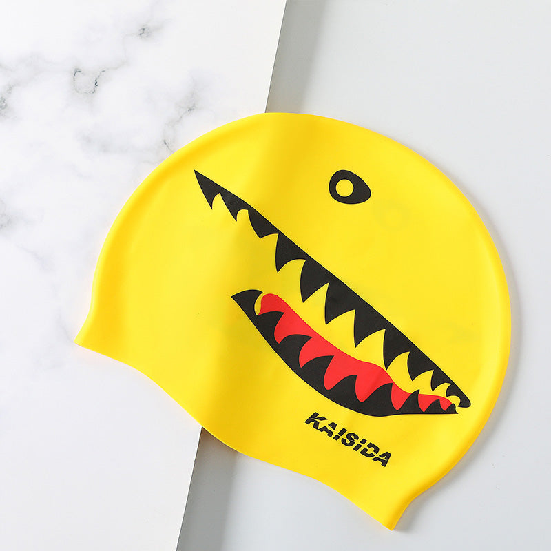 Silicone Swimming Cap with Comfortable and Durable Head Protection