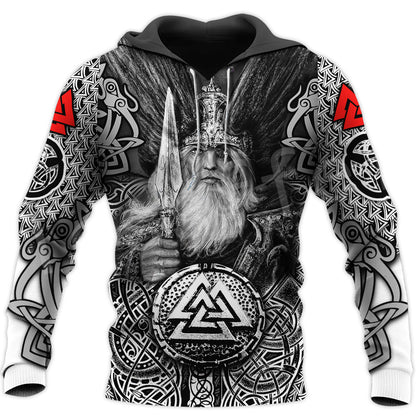 Anime Print Casual Zipper Sports Hoodie for Men-Stylish Outerwear