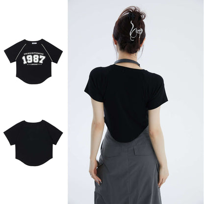 Special-Interest Design Short-Sleeved T-shirt for Women