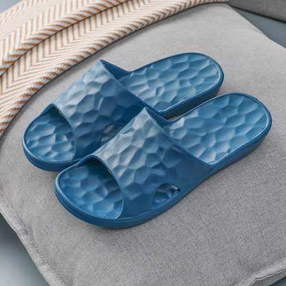 Geometric Slippers for Women-Stylish Home and Bathroom Footwear