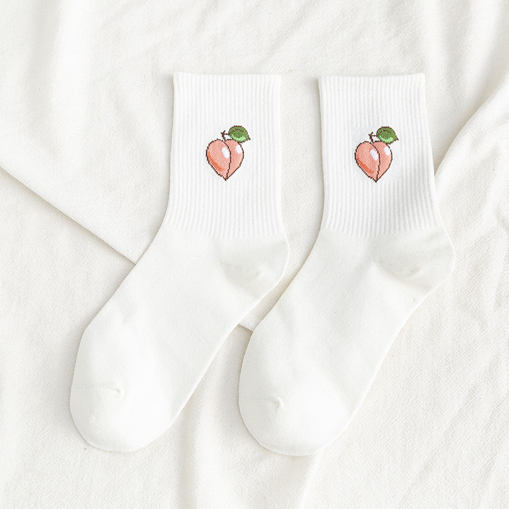 Fruit Pile Socks for a Playful and Comfy Touch to Your Style