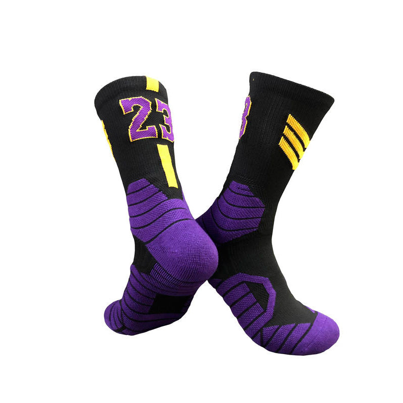 Superstar Basketball Socks-លើកកំពស់ហ្គេមរបស់អ្នកជាមួយនឹងការលួងលោម និងរចនាប័ទ្ម