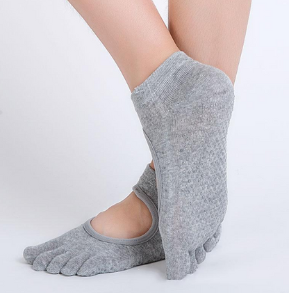 Ladies's Hole-Dispensing Sports Yoga Socks with Ultimate Support