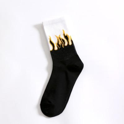 Stylish Flaming Socks for a Sizzling Fashion Statement