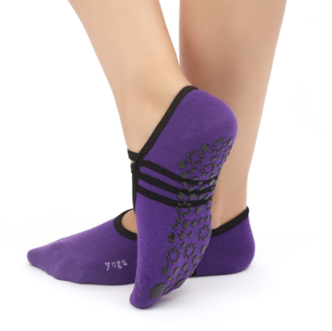 Non-Slip Ballet-Style Yoga Socks for Fitness and Dance