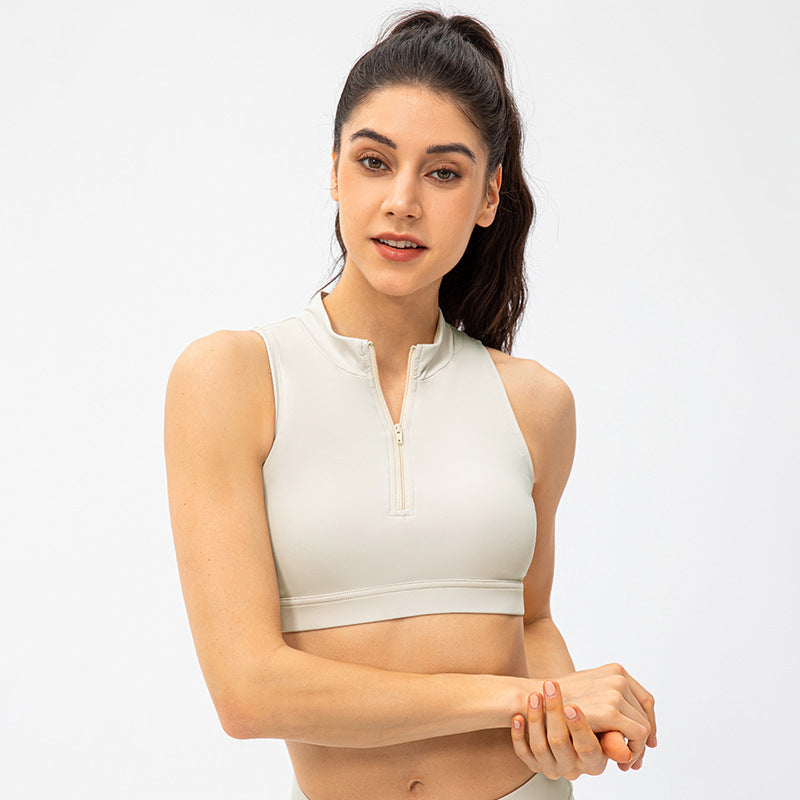 Hollow Out Sports Bra ជាមួយ​ខ្នើយ​កើយ​ស្រួល​សម្រាប់​សុខភាព