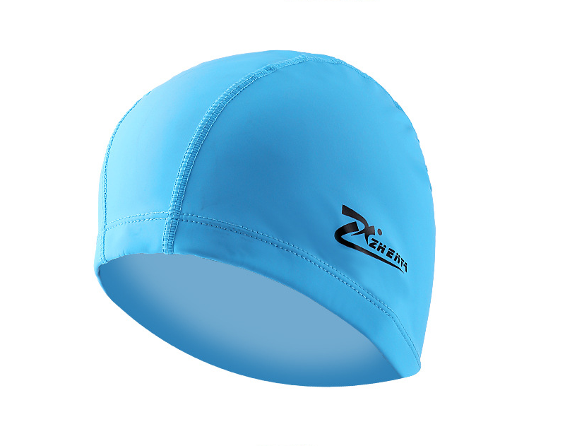 Waterproof PU Cloth Swimming Caps with Stylish Protection