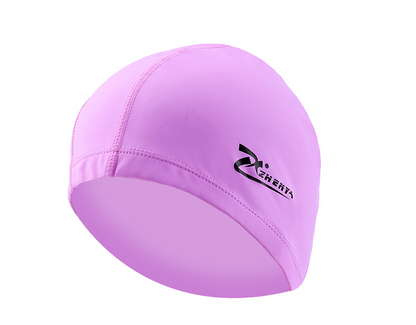 Waterproof PU Cloth Swimming Caps with Stylish Protection