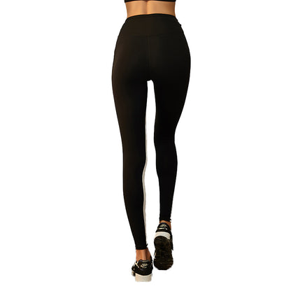 Women's Hip Lift Sports Yoga Pants with Stylish Stitching Design