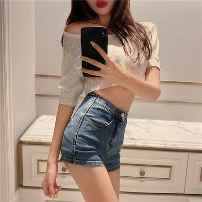 Women's Waist Slimming Shorts with Stylish Design