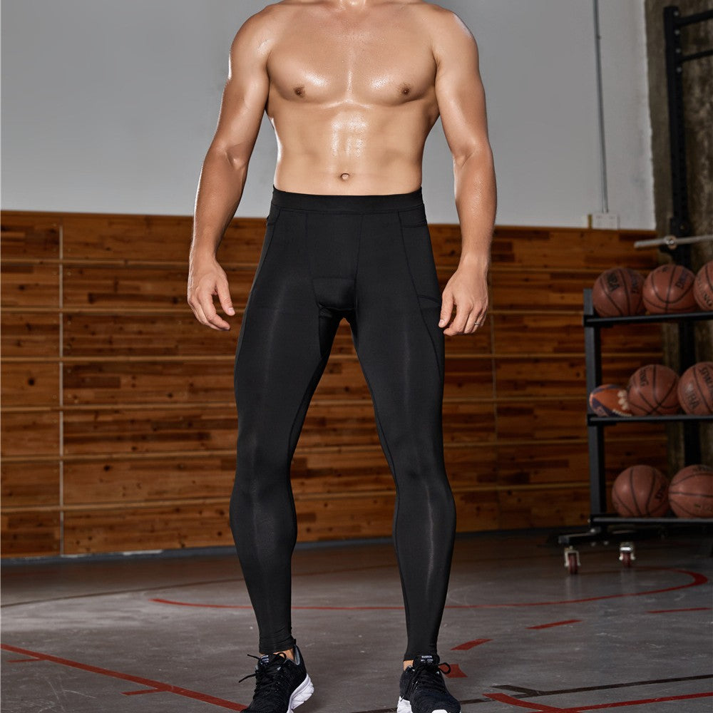 Men's Running Sports Tight-Fitness Pants for Active Workouts