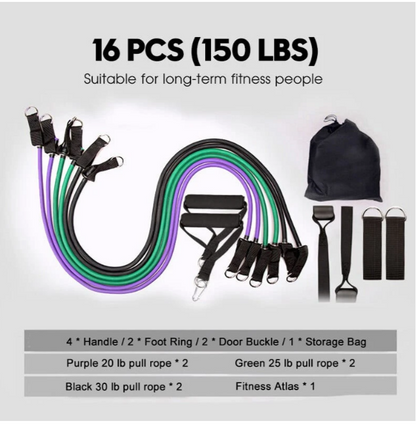 Rally Resistance Band-ឧបករណ៍ហាត់ប្រាណសម្រាប់ការហ្វឹកហាត់កម្លាំង