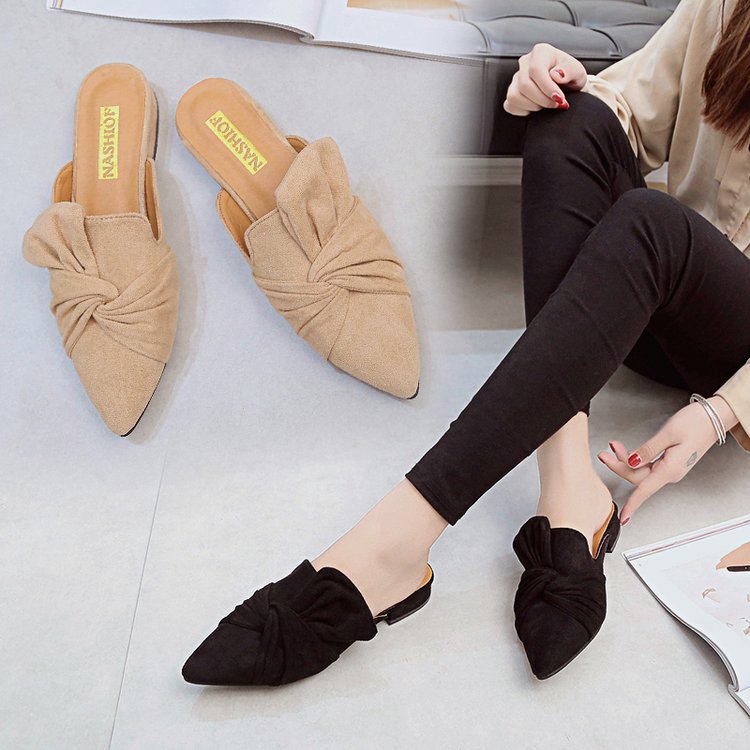 Pointed Suede Slippers for Timeless Style and Chic Sophistication