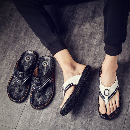 Trendy Men's Shoes with a Touch of Style in Stylish Flip-Flops